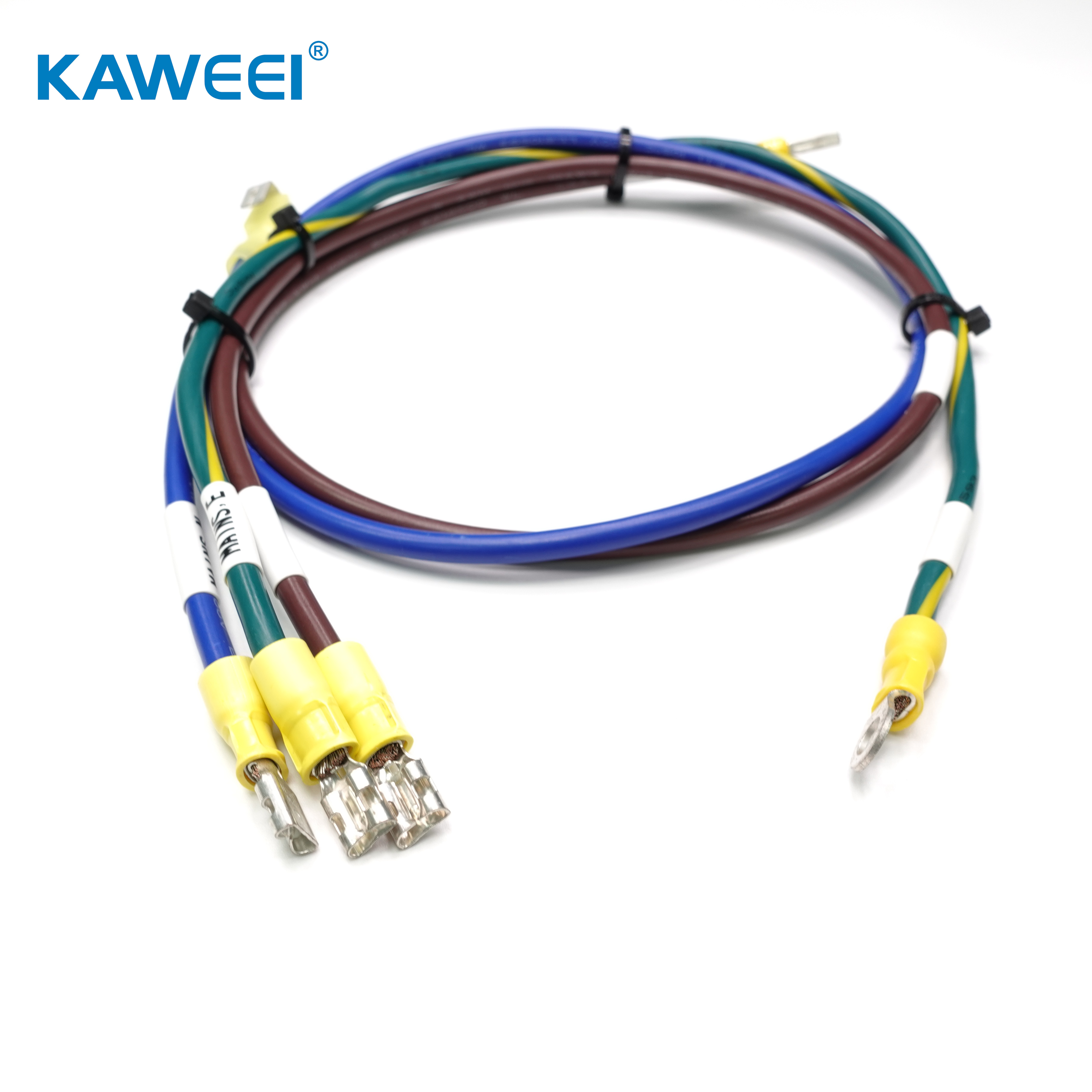 Power DC socket 3C kabel gearstalling Elektroanyske wire harnas