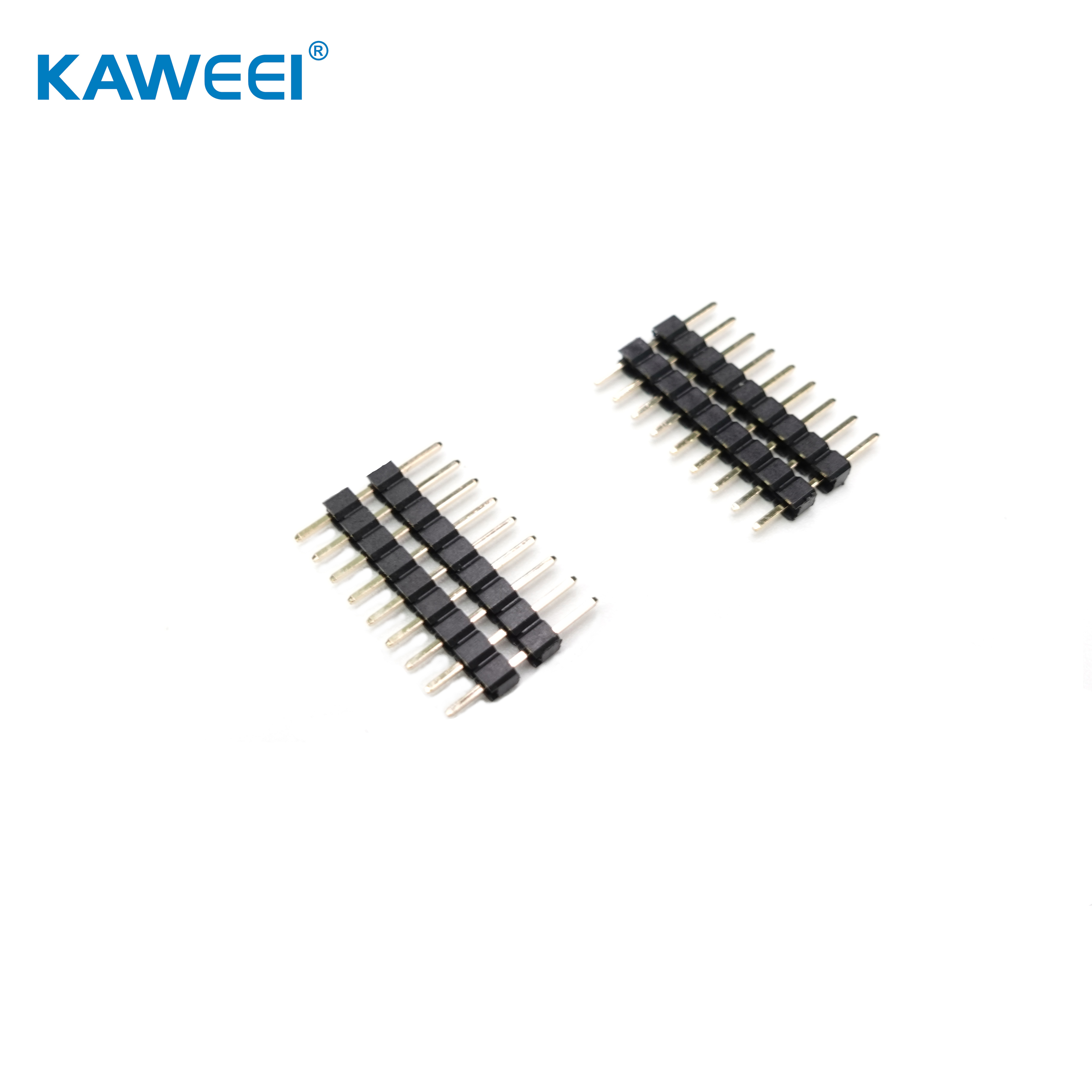 2,54 mm pitch pin header rak typ kort-till-kort-kontakt PCB-kontakt
