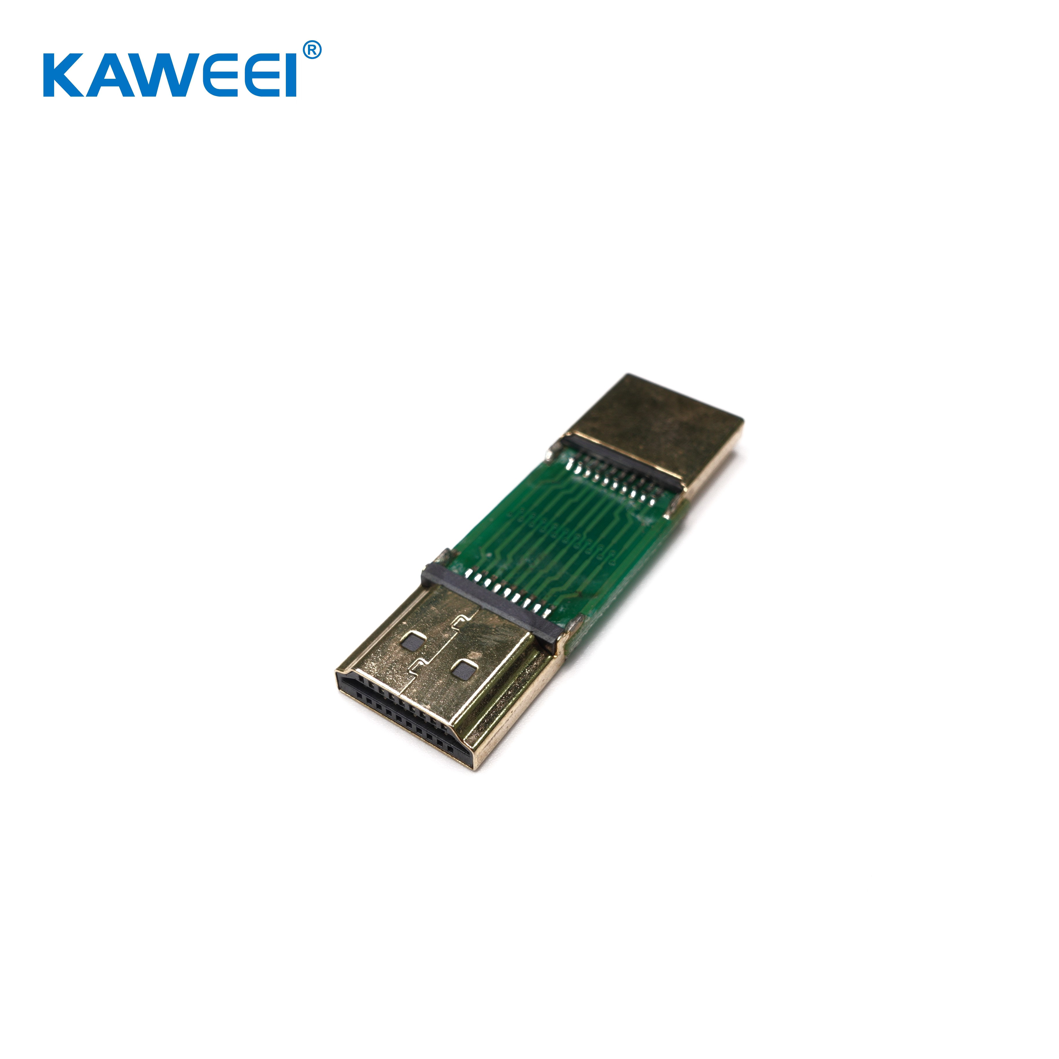HDMI A მამრობითი 19პინიანი დაფა ბორტთან შესაერთებელი I/O კონექტორი PCB კონექტორი